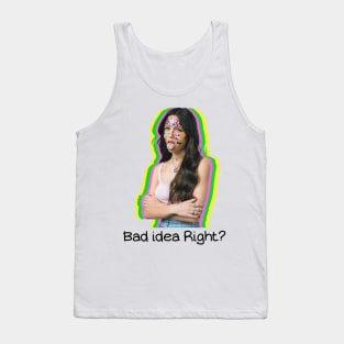 Olivia Rodrigo inspired art Bad idea right? Tank Top